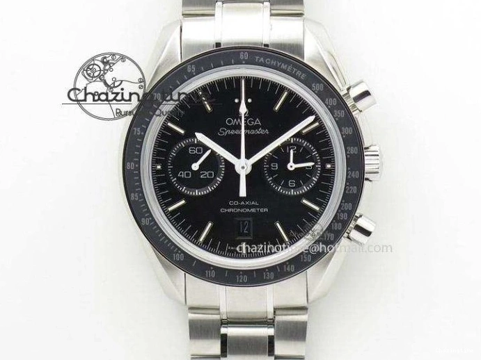 0209 FlexibleFit Seamaster Professional Chrono SS RG Blue Ceramic Blue Dial On SS RG Bracelet A 8211